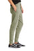 District DT1307 Mens Perfect Tri Fleece Jogger Sweatpants w/ Pockets Military Green Frost Model Side