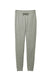 District DT1310 Womens Perfect Tri Fleece Jogger Sweatpants w/ Pockets Grey Frost Flat Front