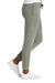 District DT1310 Womens Perfect Tri Fleece Jogger Sweatpants w/ Pockets Grey Frost Model Side