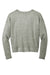 District DT1312 Womens Perfect Tri Fleece V-Neck Sweatshirt Grey Frost Flat Back