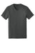 District DT1350 Mens Perfect Tri Short Sleeve V-Neck T-Shirt Black Frost Flat Front