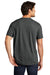 District DT1350 Mens Perfect Tri Short Sleeve V-Neck T-Shirt Black Frost Model Back