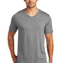 District Mens Perfect Tri Short Sleeve V-Neck T-Shirt - Grey Frost