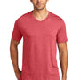 District Mens Perfect Tri Short Sleeve V-Neck T-Shirt - Red Frost