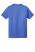 District DT1350 Mens Perfect Tri Short Sleeve V-Neck T-Shirt Royal Blue Frost Flat Back