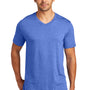 District Mens Perfect Tri Short Sleeve V-Neck T-Shirt - Royal Blue Frost