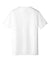 District DT1350 Mens Perfect Tri Short Sleeve V-Neck T-Shirt White Flat Back