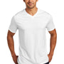 District Mens Perfect Tri Short Sleeve V-Neck T-Shirt - White