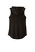 District DT1375 Womens Perfect Sleeveless Hooded T-Shirt Hoodie Black Flat Back