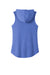 District DT1375 Womens Perfect Sleeveless Hooded T-Shirt Hoodie Royal Blue Frost Flat Back