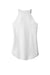 District DT137L Womens Perfect Tri Rocker Tank Top White Flat Back