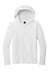 District DT139Y Youth Perfect Long Sleeve Hooded T-Shirt Hoodie White Flat Front