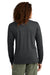 District DT145 Mens Perfect Tri Long Sleeve Henley T-Shirt Black Frost Model Back