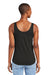 District DT151 Womens Perfect Tri Relaxed Tank Top Black Model Back