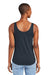 District DT151 Womens Perfect Tri Relaxed Tank Top New Navy Blue Model Back