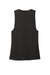 District DT153 Womens Perfect Tri Muscle Tank Top Black Flat Back