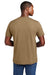 District DT2101 Mens District Wash Short Sleeve Crewnect T-Shirt Golden Spice Model Back