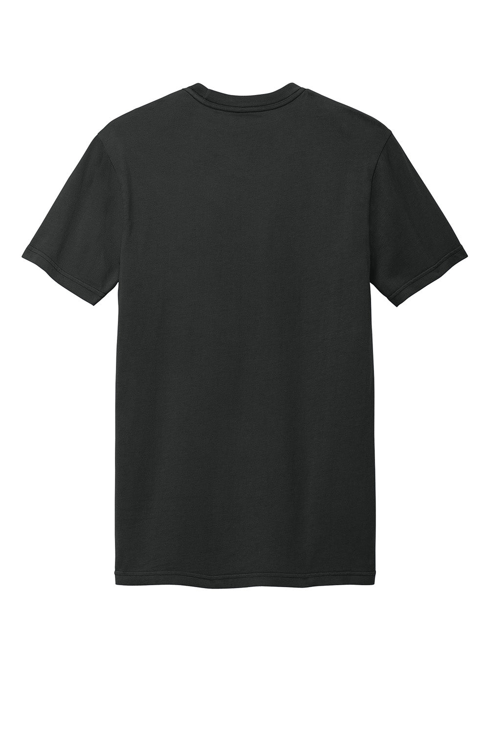 District DT2101 Mens District Wash Short Sleeve Crewnect T-Shirt Graphite Grey Flat Back