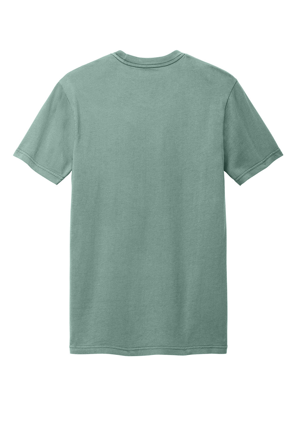 District DT2101 Mens District Wash Short Sleeve Crewnect T-Shirt Sage Green Flat Back