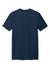 District DT2101 Mens District Wash Short Sleeve Crewnect T-Shirt True Navy Blue Flat Back