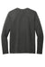 District DT2103 Mens District Wash Long Sleeve Crewneck T-Shirt Black Flat Back