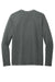 District DT2103 Mens District Wash Long Sleeve Crewneck T-Shirt Graphite Grey Flat Back