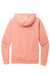 District DT2200 Mens District Wash Fleece Hooded Sweatshirt Hoodie Cactus Rose Pink Flat Back