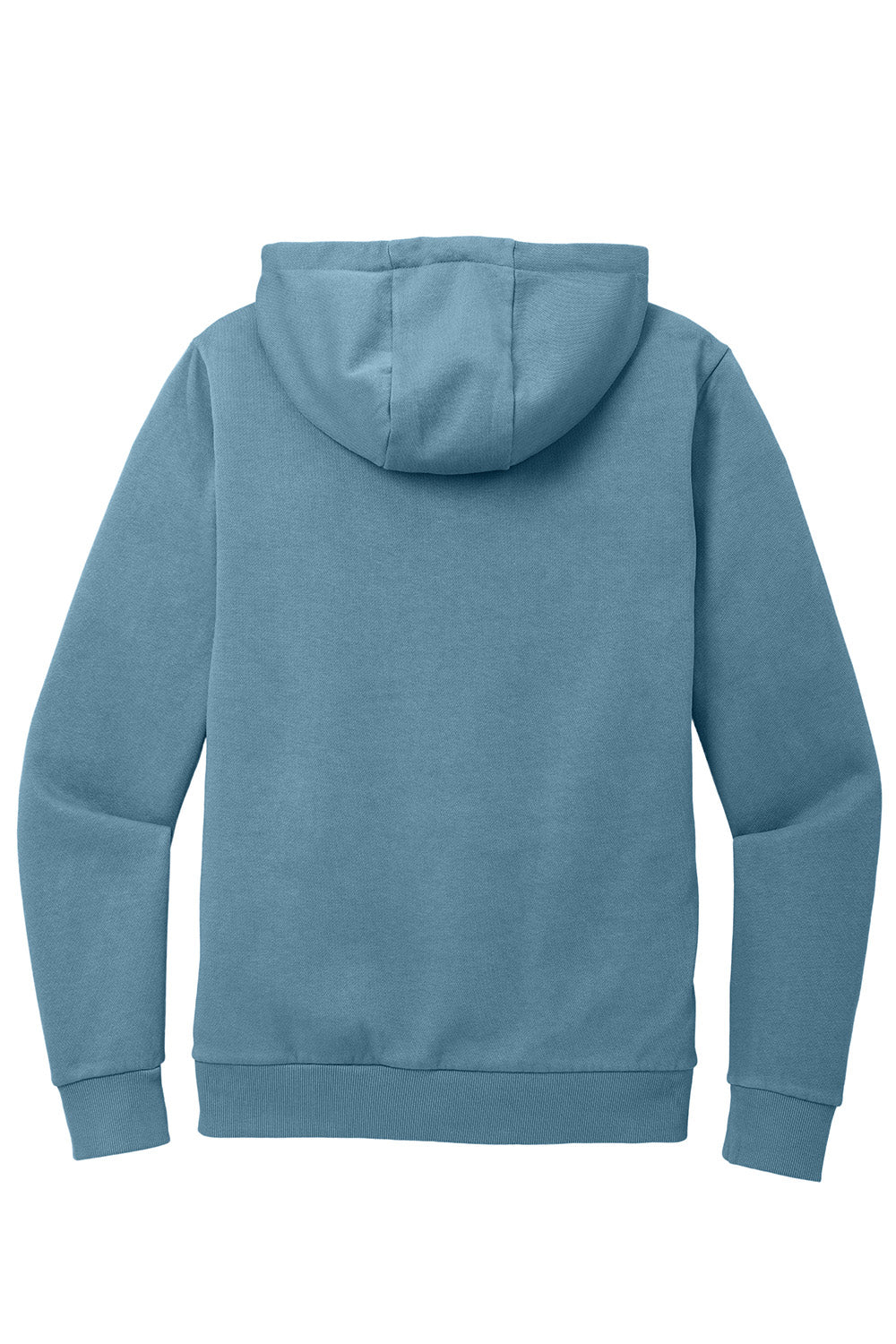 District DT2200 Mens District Wash Fleece Hooded Sweatshirt Hoodie Dusk Blue Flat Back