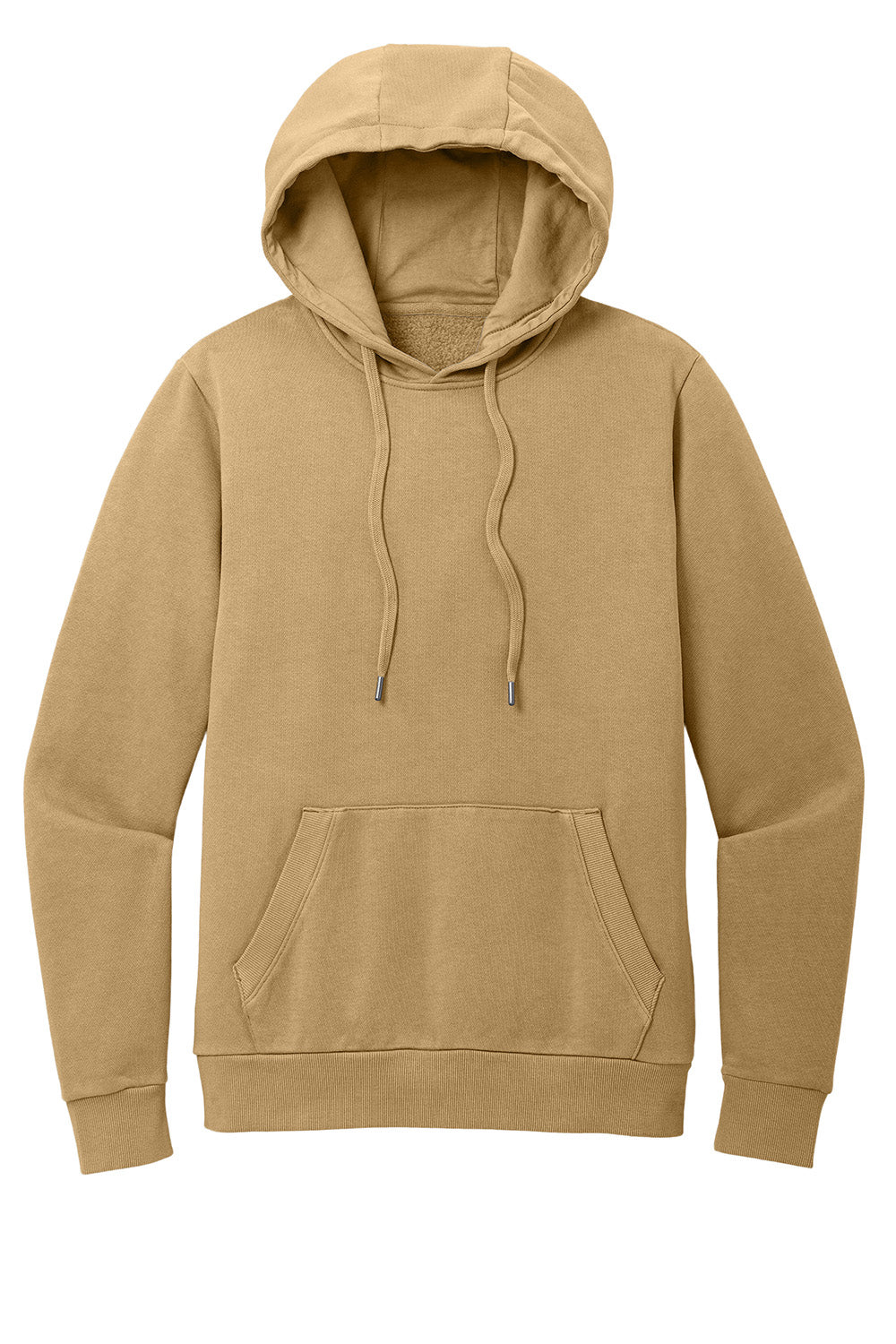 District DT2200 Mens District Wash Fleece Hooded Sweatshirt Hoodie Golden Spice Flat Front