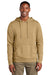 District DT2200 Mens District Wash Fleece Hooded Sweatshirt Hoodie Golden Spice Model Front