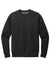 District DT2204 Mens District Wash Fleece Crewneck Sweatshirt Black Flat Front