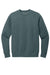 District DT2204 Mens District Wash Fleece Crewneck Sweatshirt Deep Steel Blue Flat Front