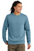 District DT2204 Mens District Wash Fleece Crewneck Sweatshirt Dusk Blue Model Front