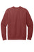 District DT2204 Mens District Wash Fleece Crewneck Sweatshirt Garnet Red Flat Back