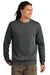 District DT2204 Mens District Wash Fleece Crewneck Sweatshirt Graphite Grey Model Front