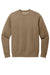 District DT2204 Mens District Wash Fleece Crewneck Sweatshirt Mushroom Brown Flat Front