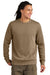 District DT2204 Mens District Wash Fleece Crewneck Sweatshirt Mushroom Brown Model Front