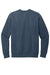 District DT2204 Mens District Wash Fleece Crewneck Sweatshirt True Navy Blue Flat Back