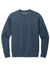 District DT2204 Mens District Wash Fleece Crewneck Sweatshirt True Navy Blue Flat Front