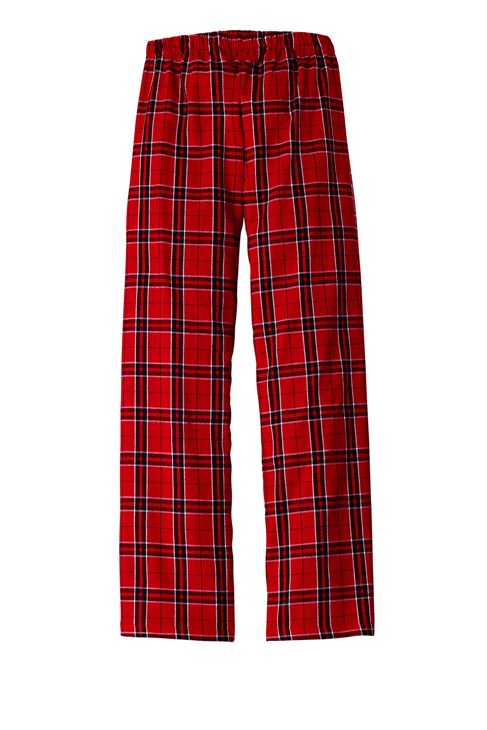 District DT2800 Womens Flannel Plaid Lounge Pants New Red Flat Back