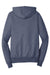 District DT356 Mens Perfect French Terry Full Zip Hooded Sweatshirt Hoodie New Navy Blue Flat Back