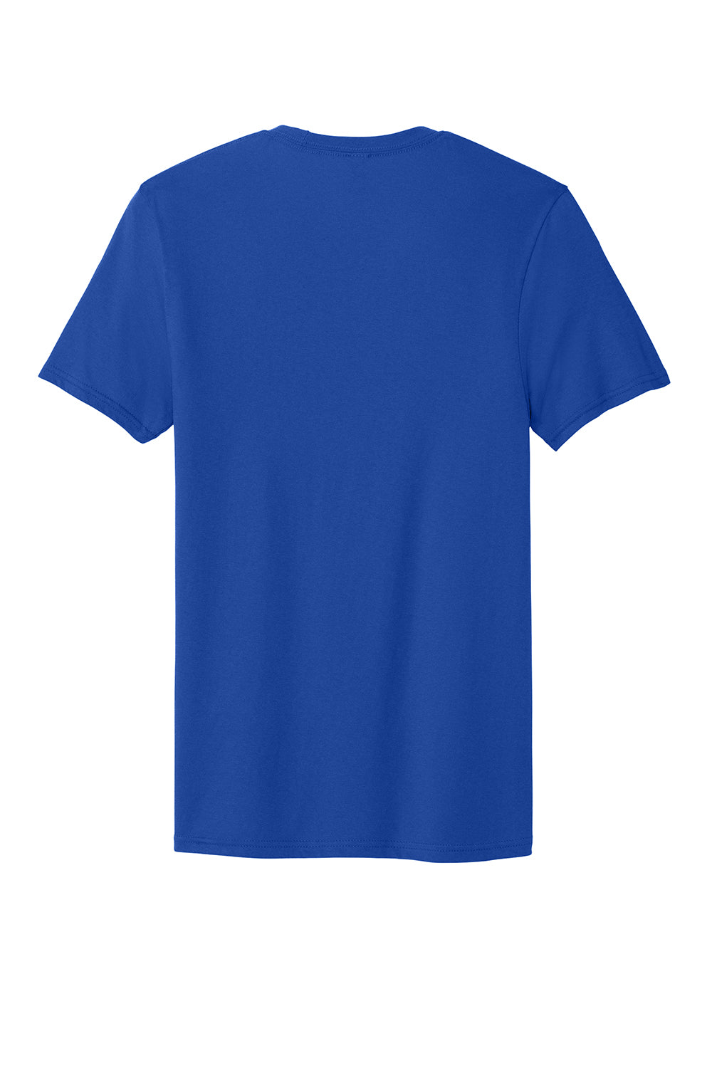 District DT5000 Mens The Concert Short Sleeve Crewneck T-Shirt Deep Royal Blue Flat Back