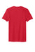 District DT5000 Mens The Concert Short Sleeve Crewneck T-Shirt New Red Flat Back