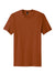 District DT5000 Mens The Concert Short Sleeve Crewneck T-Shirt Burnt Orange Flat Front