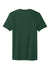 District DT5000 Mens The Concert Short Sleeve Crewneck T-Shirt Forest Green Flat Back