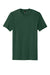 District DT5000 Mens The Concert Short Sleeve Crewneck T-Shirt Forest Green Flat Front