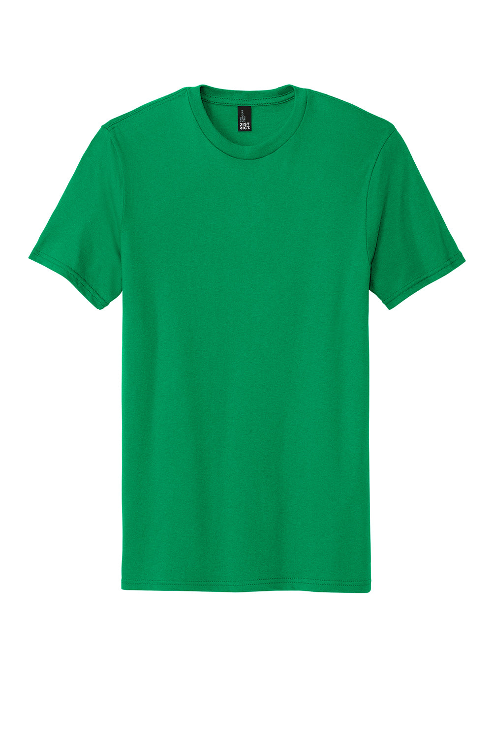 District DT5000 Mens The Concert Short Sleeve Crewneck T-Shirt Kelly Green Flat Front