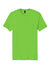 District DT5000 Mens The Concert Short Sleeve Crewneck T-Shirt Neon Green Flat Front