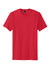 District DT5000 Mens The Concert Short Sleeve Crewneck T-Shirt New Red Flat Front