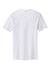 District DT5000 Mens The Concert Short Sleeve Crewneck T-Shirt Heather White Flat Back